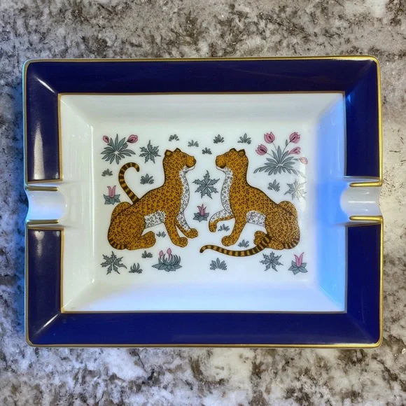 Hermes | Accents | Vintage Hermes Porcelain Les Leopards
